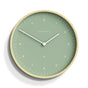 Newgate Mr Clarke Clock Pale Wood Bubble Green Dial 133 V398-NGMRC133PLY40
