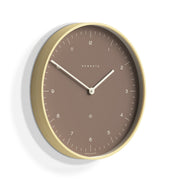 Newgate Mr Clarke Clock Pale Wood Burnt Sienna 140 V398-NGMRC140PLY40