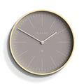 Newgate Mr Clarke Clock Pale Wood Clay Grey Dial V398-NGMRC147PLY40