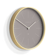Newgate Mr Clarke Clock Pale Wood Clay Grey Dial V398-NGMRC147PLY40