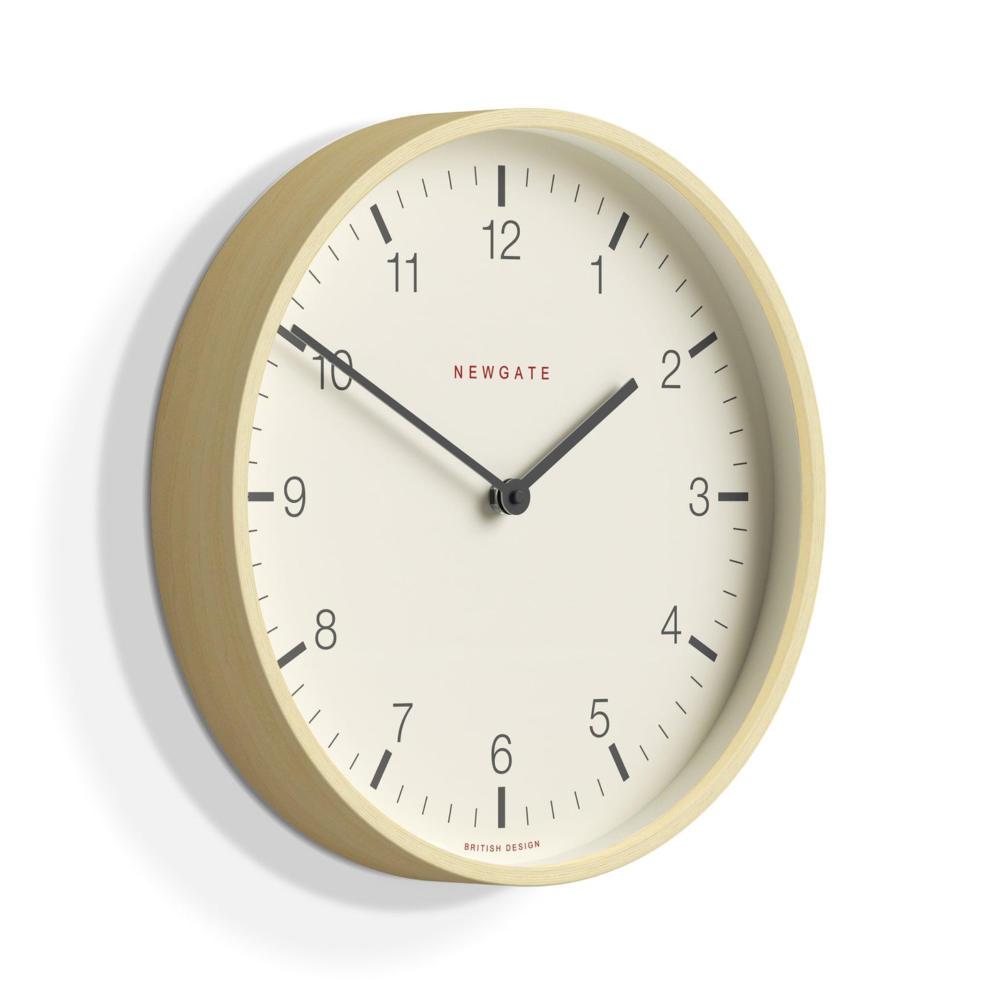 Newgate Mr Clarke Clock Pale Wood Arabic Dial 28 V398-NGMRC159PLY28