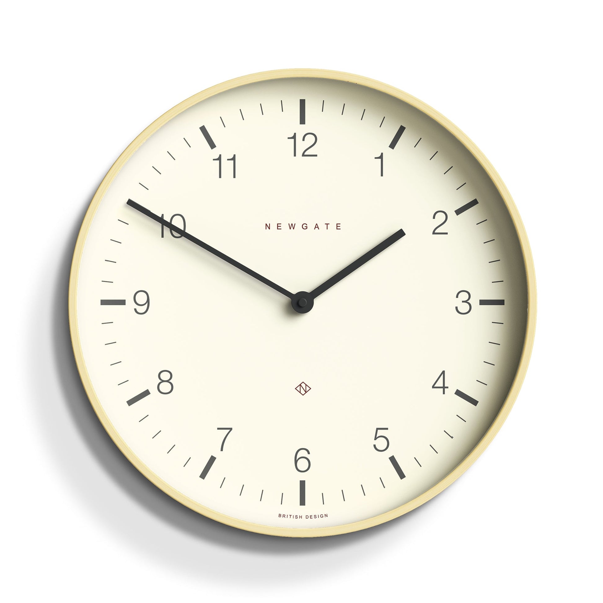 Newgate Mr Clarke Clock Pale Wood Arabic Dial V398-NGMRC159PLY40