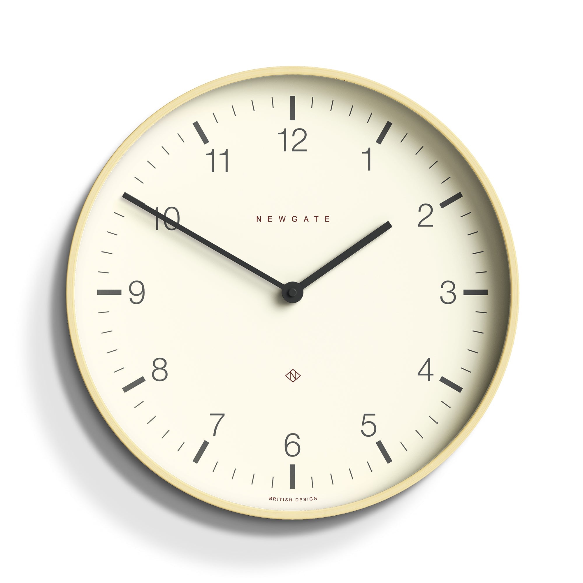 Newgate Mr Clarke Clock Pale Wood Arabic Dial V398-NGMRC159PLY40