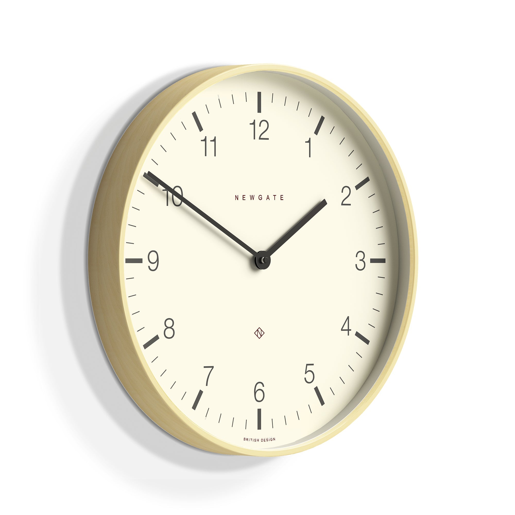 Newgate Mr Clarke Clock Pale Wood Arabic Dial V398-NGMRC159PLY40