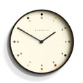 Newgate Mr Clarke Clock Dark Wood Dot Dial 40 V398-NGMRC161DPLY40