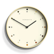 Newgate Mr Clarke Clock Pale Wood Dot Dial V398-NGMRC161PLY40
