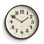 Newgate Mr Clarke Clock Dark Wood Hopscotch Dial V398-NGMRC225DPLY40