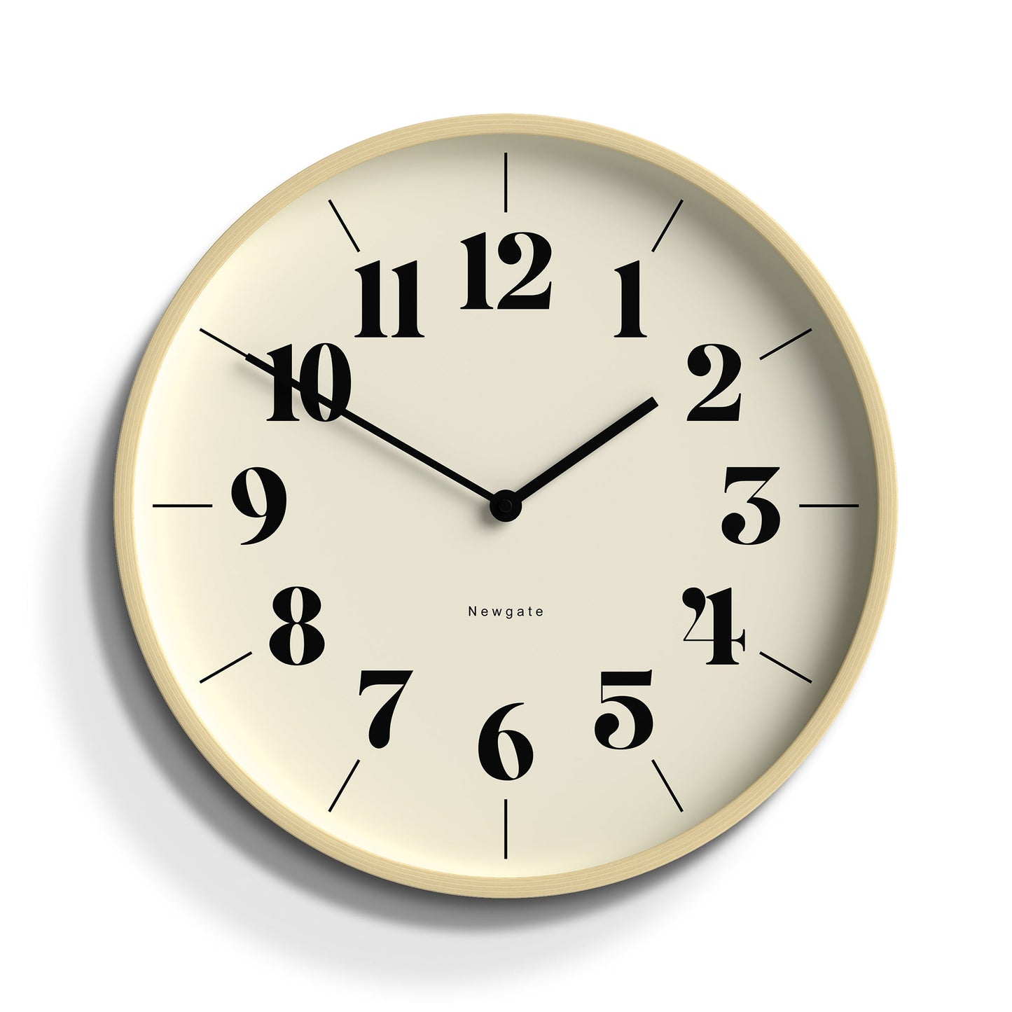 Newgate Mr Clarke Clock Pale Wood Hopscotch Dial V398-NGMRC225PLY40
