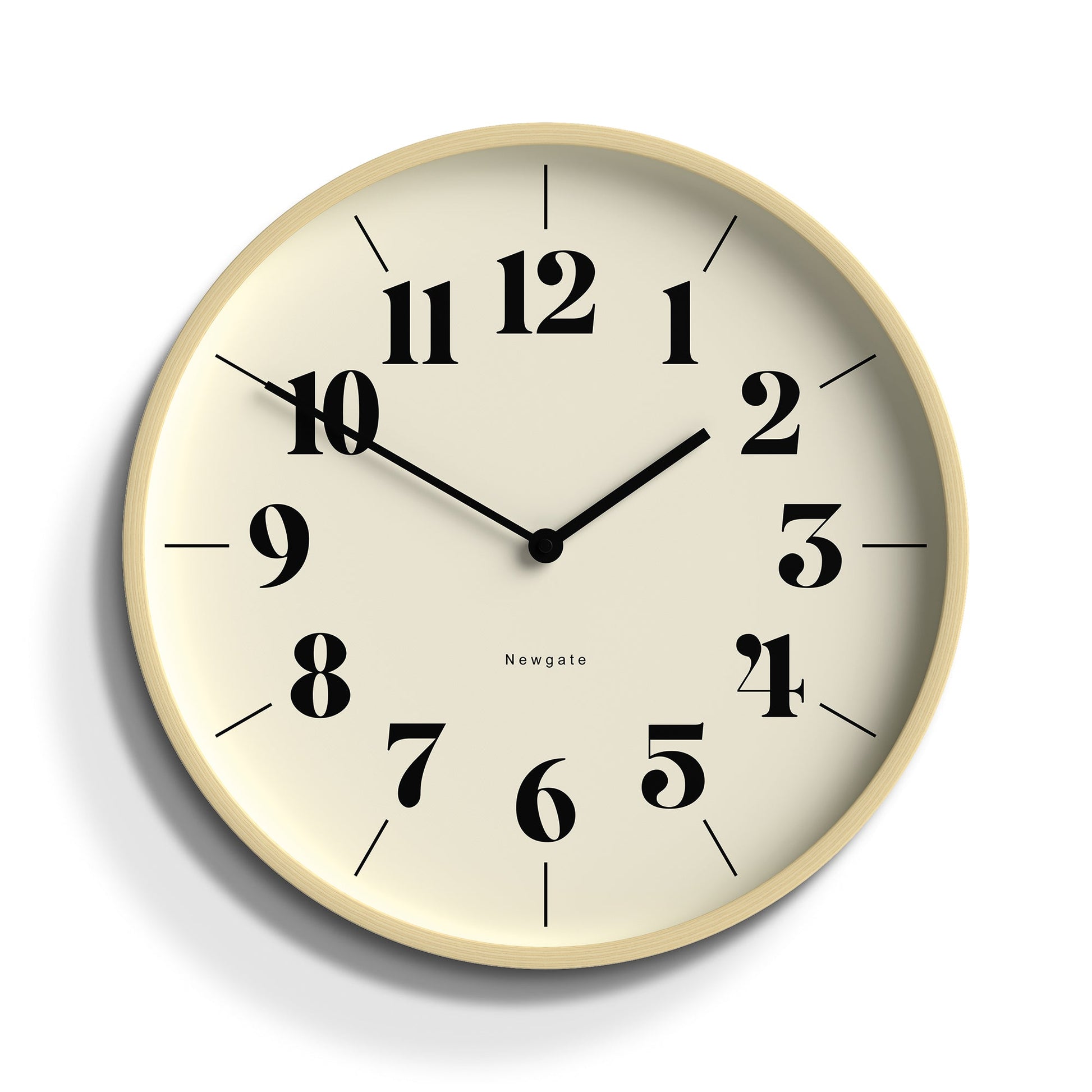 Newgate Mr Clarke Clock Pale Wood Hopscotch Dial V398-NGMRC225PLY40