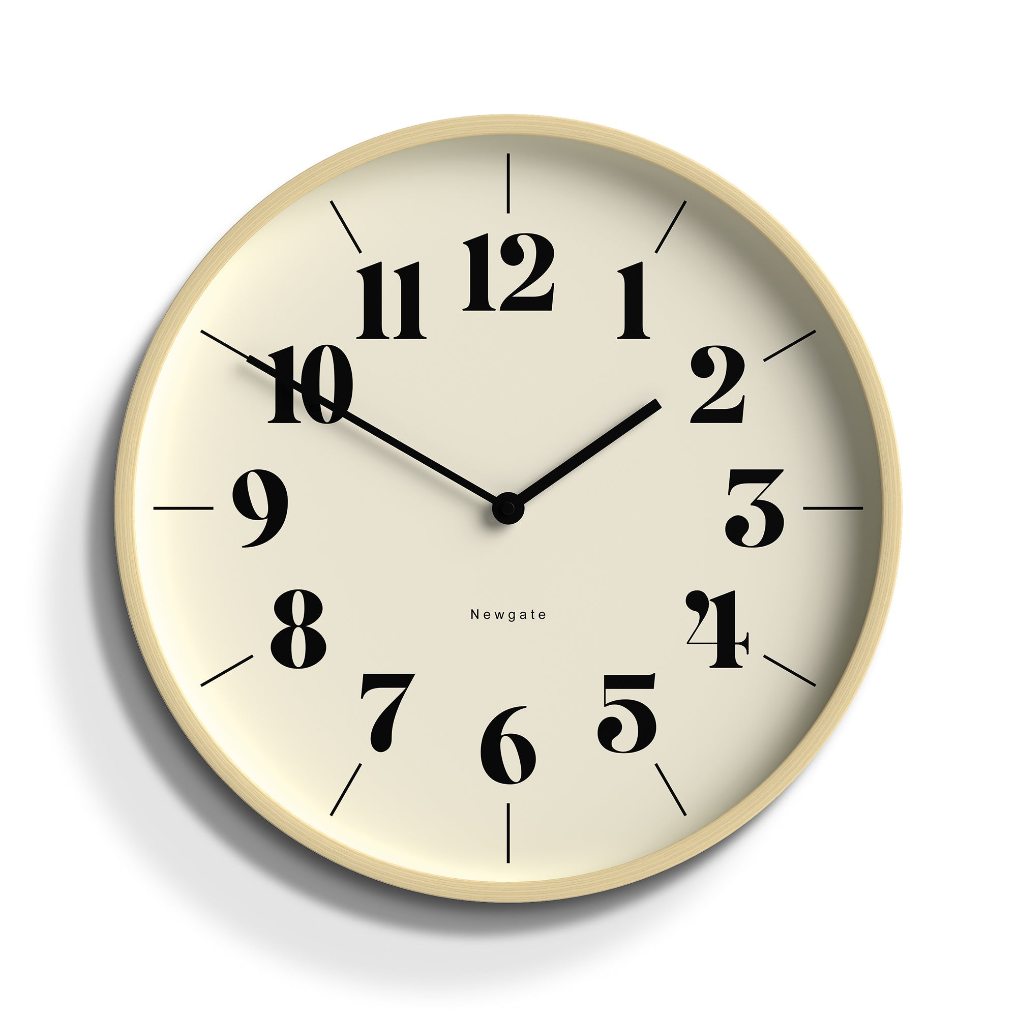 Newgate Mr Clarke Clock Pale Wood Hopscotch Dial V398-NGMRC225PLY40
