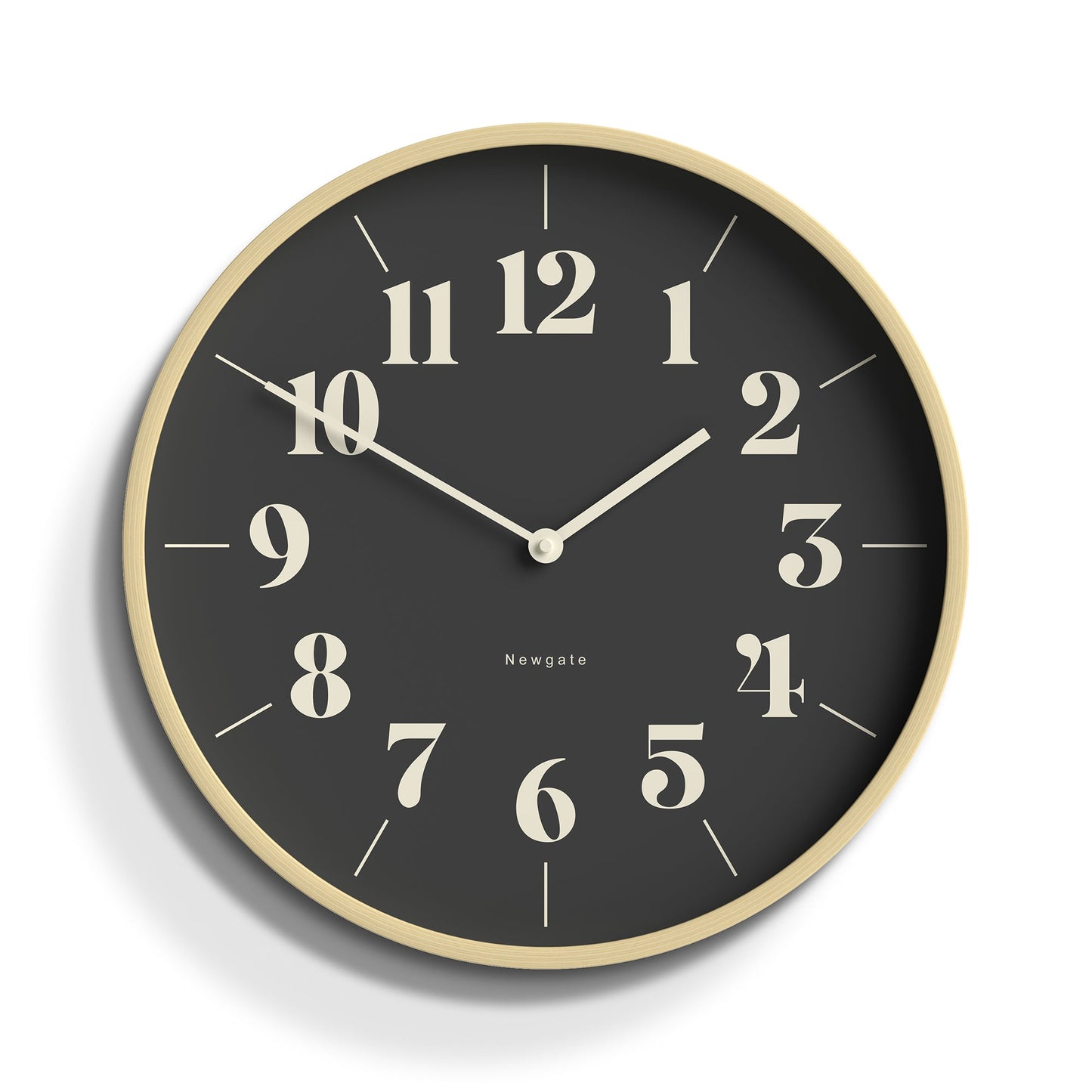 Newgate Mr Clarke Clock Pale Wood Reverse Hopscotch Dial V398-NGMRC307PLY40