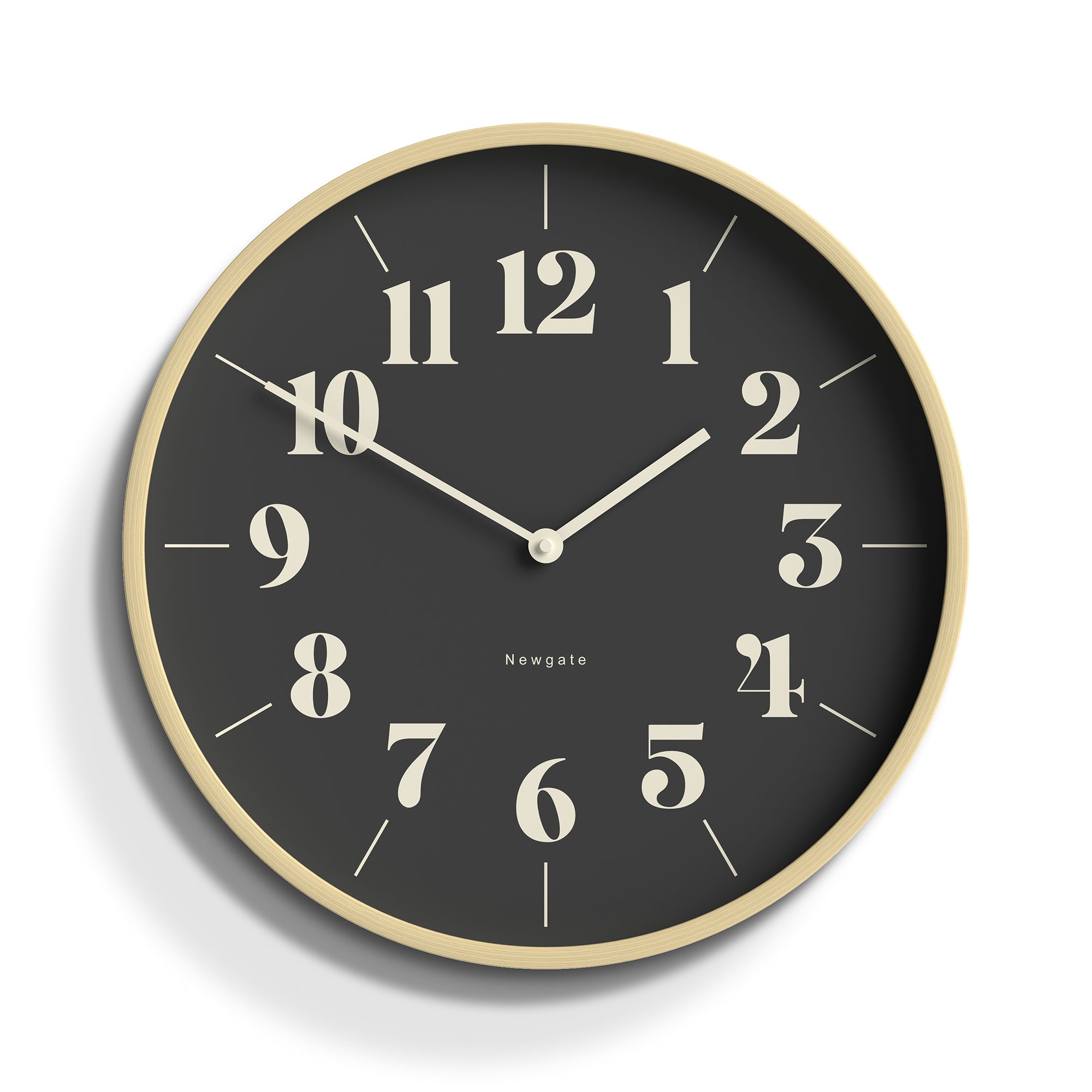 Newgate Mr Clarke Clock Pale Wood Reverse Hopscotch Dial V398-NGMRC307PLY40