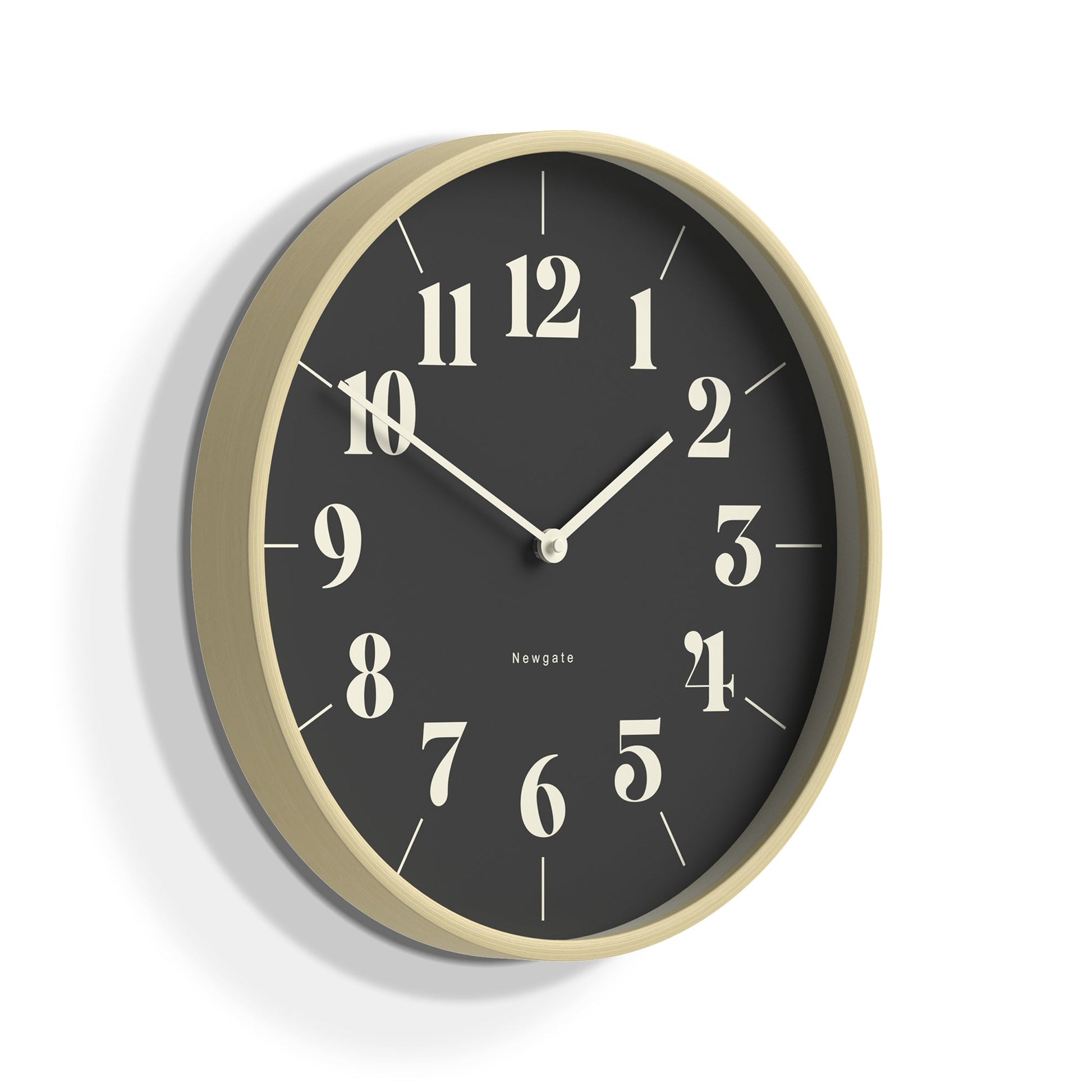 Newgate Mr Clarke Clock Pale Wood Reverse Hopscotch Dial V398-NGMRC307PLY40