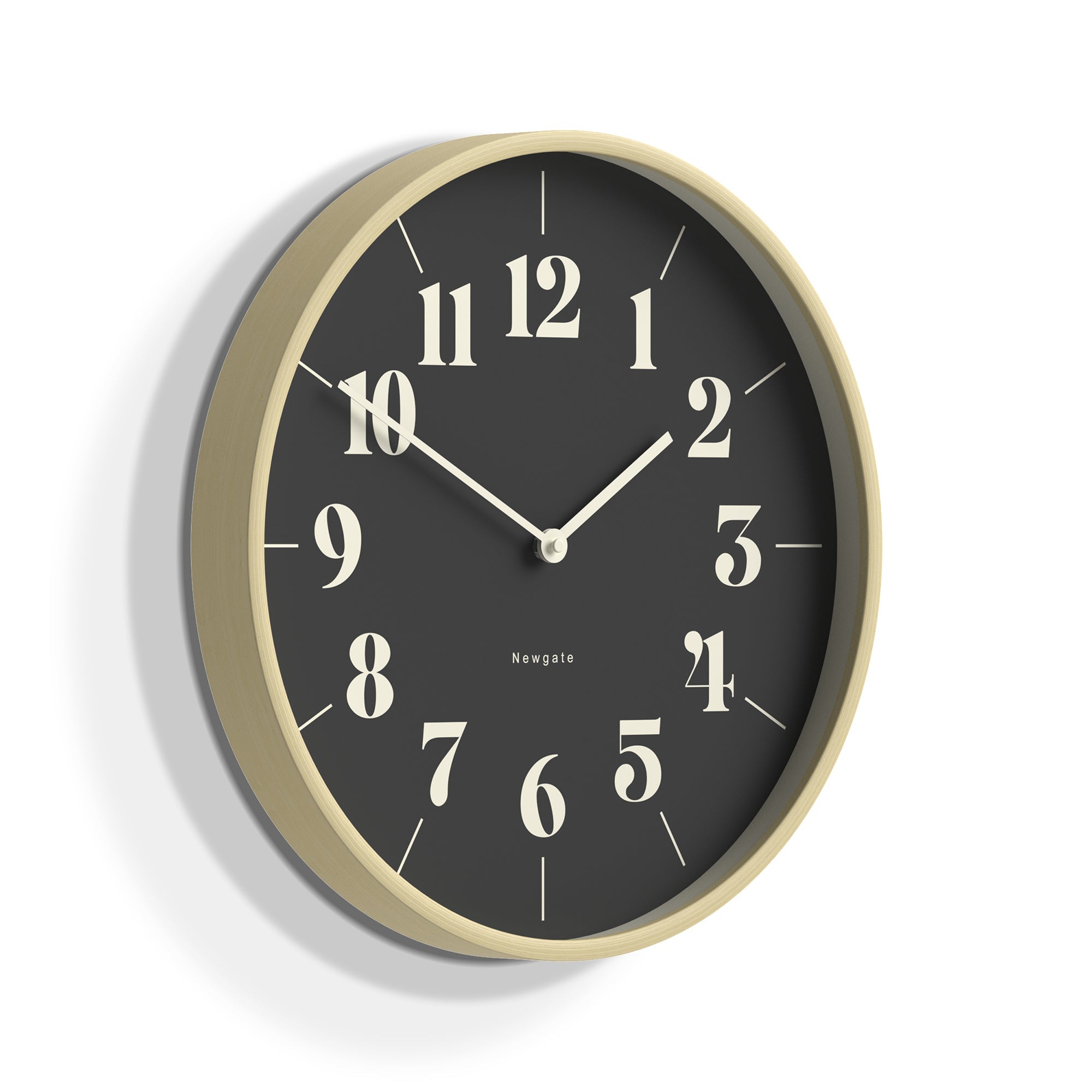 Newgate Mr Clarke Clock Pale Wood Reverse Hopscotch Dial V398-NGMRC307PLY40