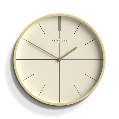 Newgate Mr Clarke Clock Pale Wood Hockey Dial V398-NGMRC378PLY40