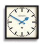 Newgate Number Five Wall Clock Black Blue Hands V398-NGNUMFIV390KICE