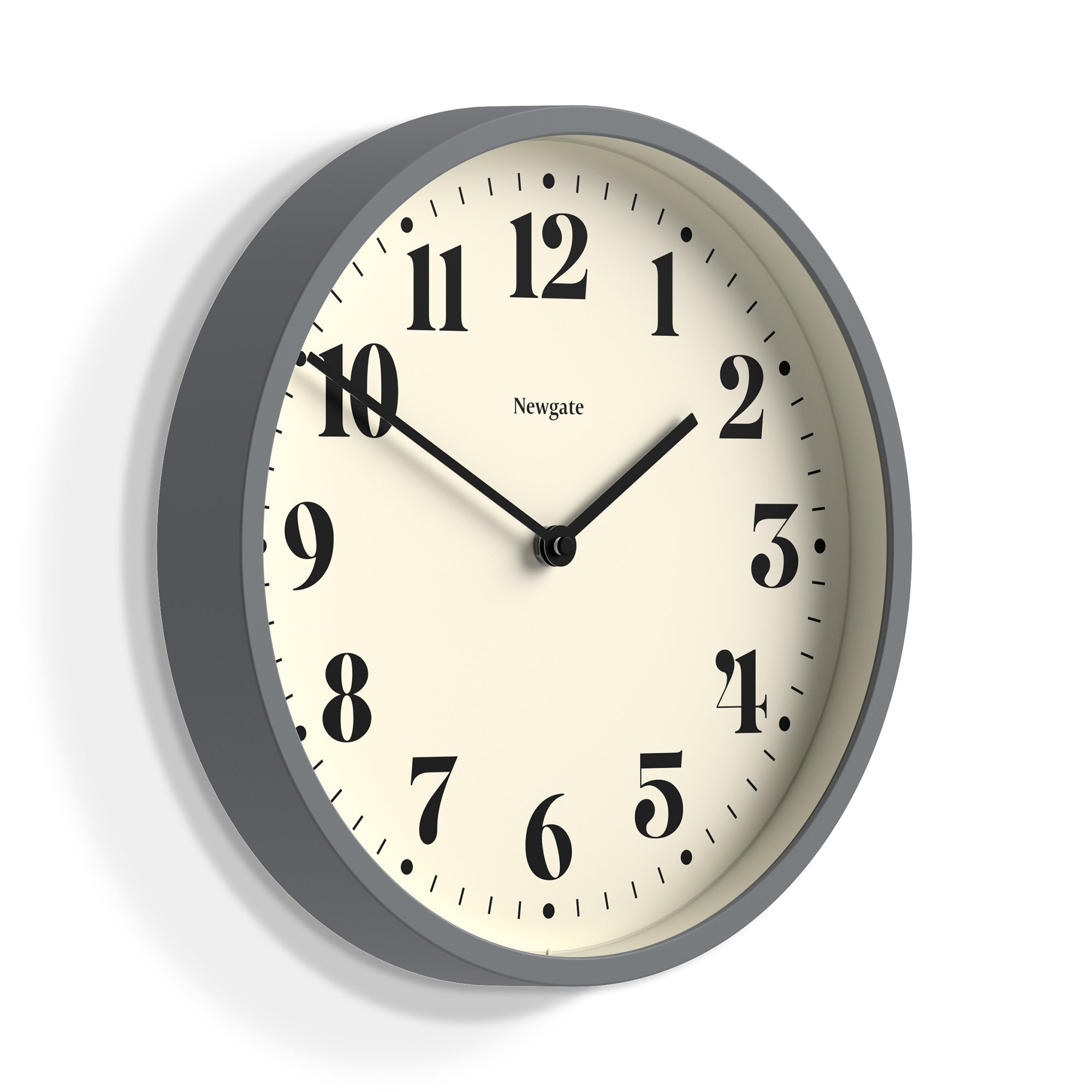 Newgate Number Four Wall Clock Matte French Navy V398-NGNUMFOU240FN