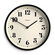 Newgate Number Four Wall Clock Matte Black V398-NGNUMFOU240K