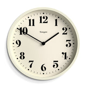 Newgate Number Four Wall Clock Matte Linen White V398-NGNUMFOU240LW