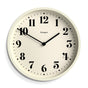 Newgate Number Four Wall Clock Matte Linen White V398-NGNUMFOU240LW