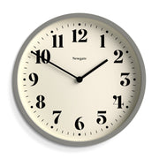 Newgate Number Four Wall Clock Matte Posh Grey V398-NGNUMFOU240PGY