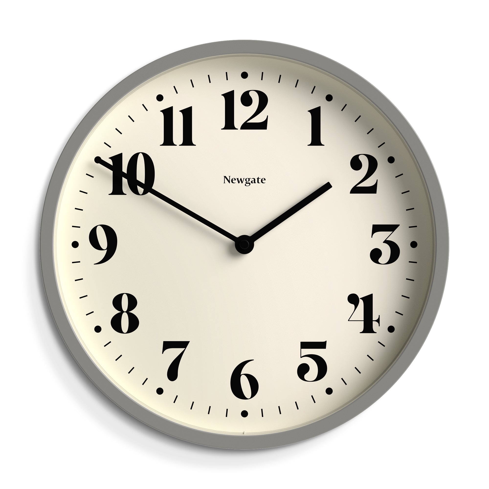 Newgate Number Four Wall Clock Matte Posh Grey V398-NGNUMFOU240PGY