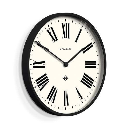 Newgate Number One Clock Italian Black V398-NGNUMONE148K