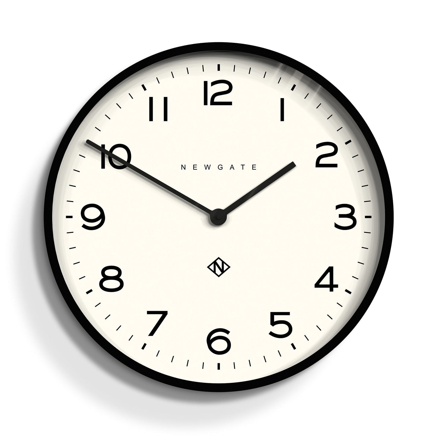 Newgate Number One Clock Echo Black V398-NGNUMONE149K
