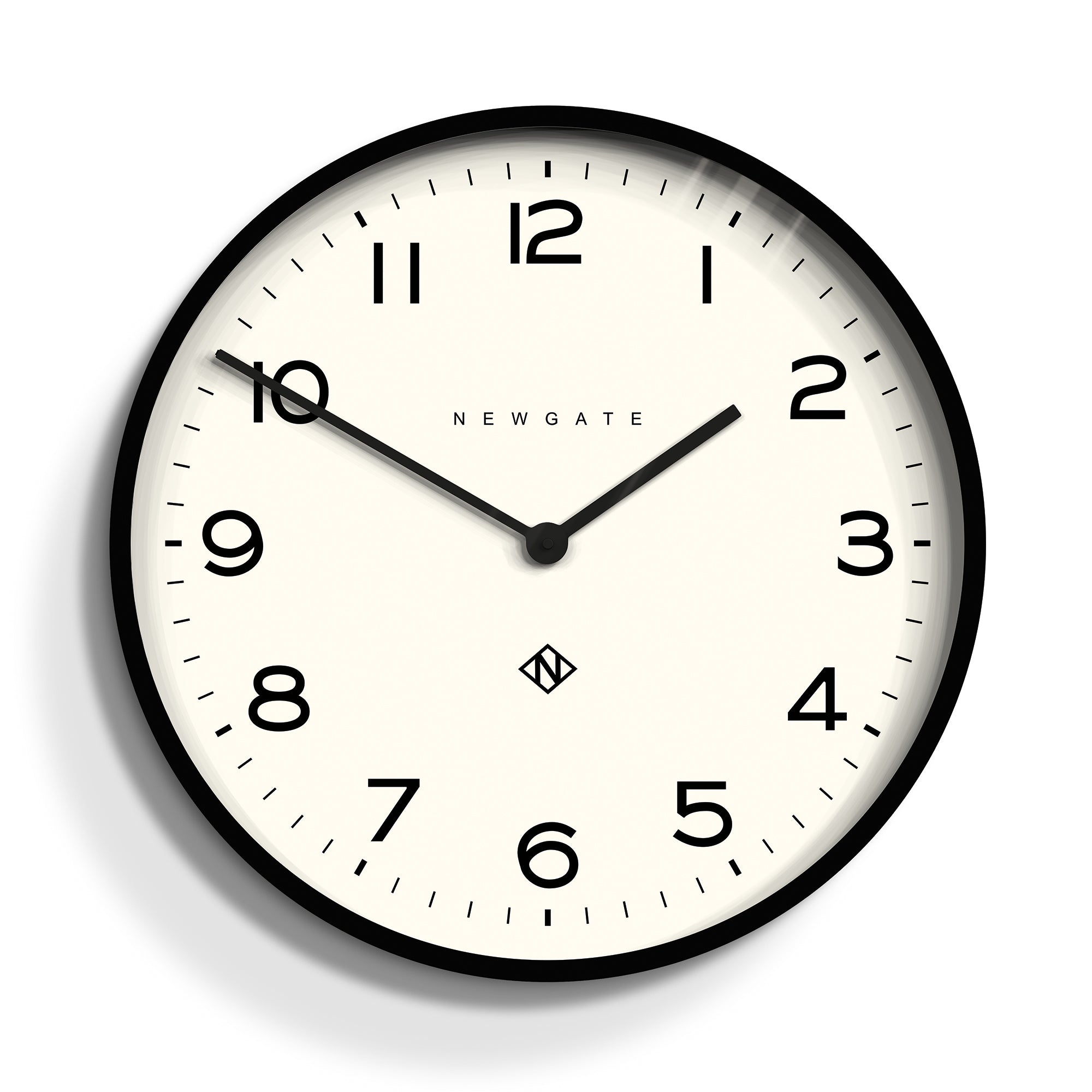 Newgate Number One Clock Echo Black V398-NGNUMONE149K