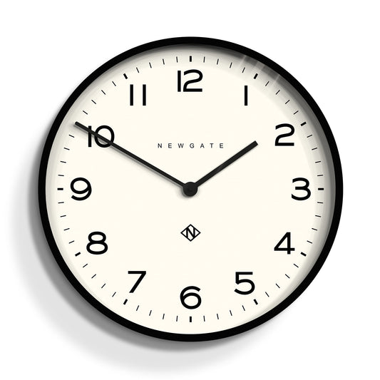 Newgate Number One Clock Echo Black V398-NGNUMONE149K