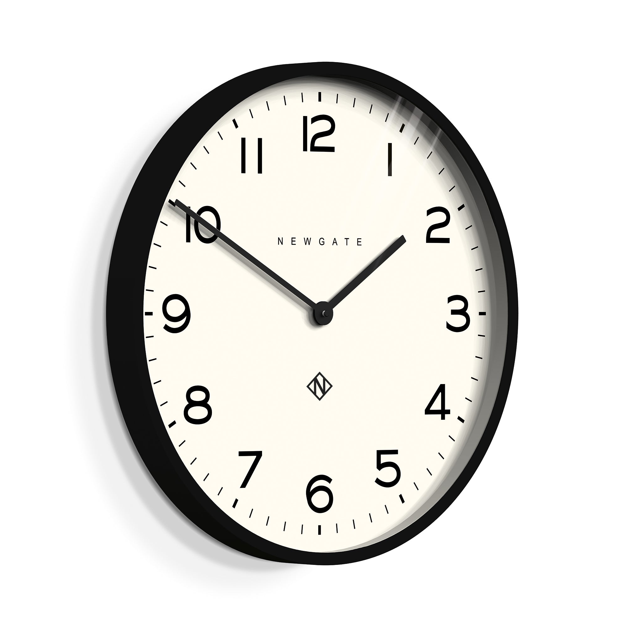 Newgate Number One Clock Echo Black V398-NGNUMONE149K