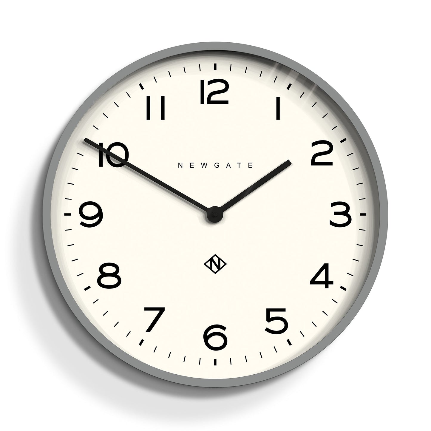 Newgate Number One Clock Echo Posh Grey V398-NGNUMONE149PGY