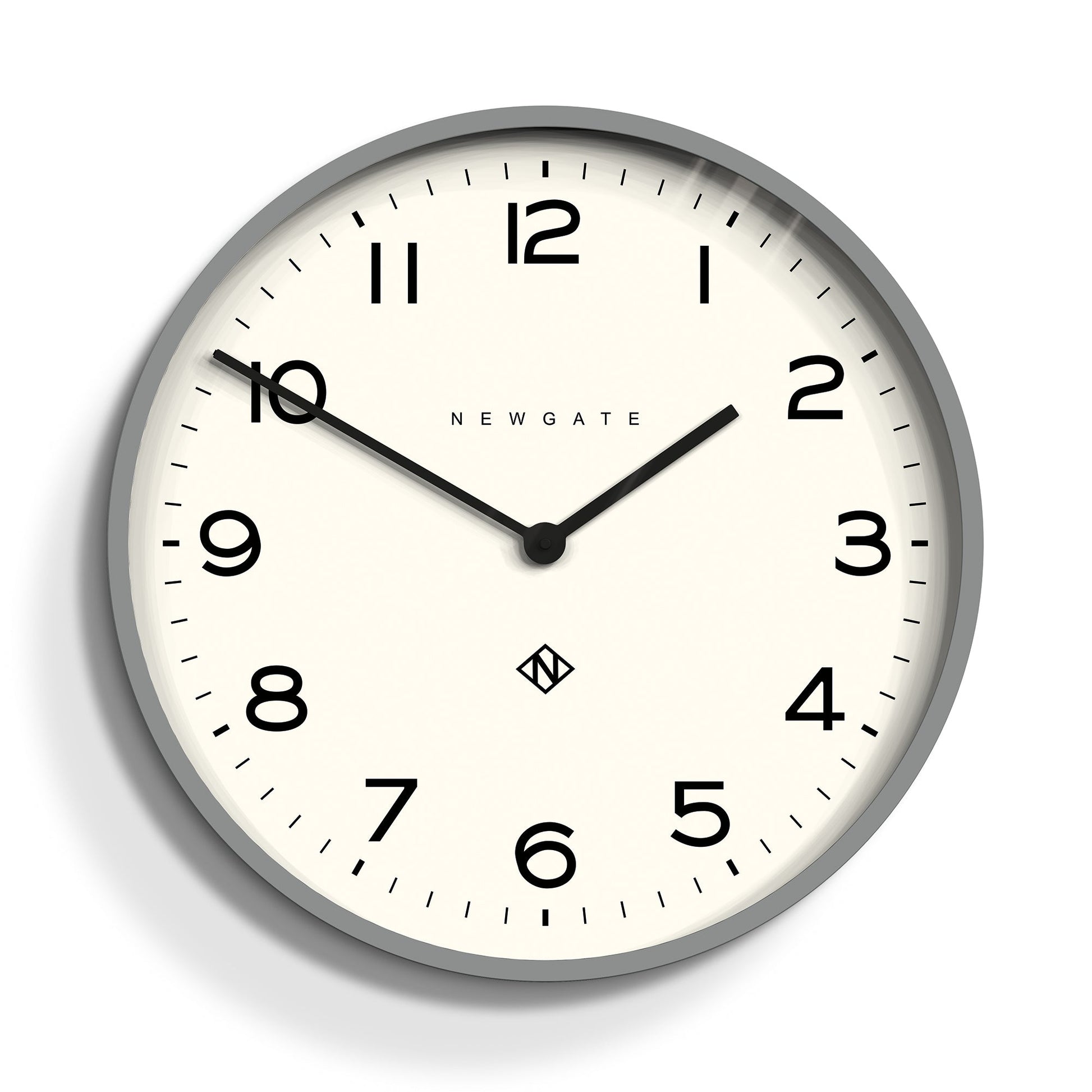 Newgate Number One Clock Echo Posh Grey V398-NGNUMONE149PGY