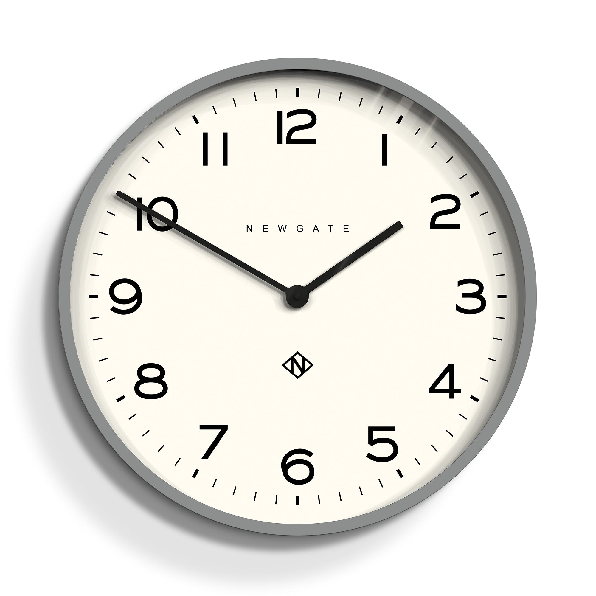 Newgate Number One Clock Echo Posh Grey V398-NGNUMONE149PGY