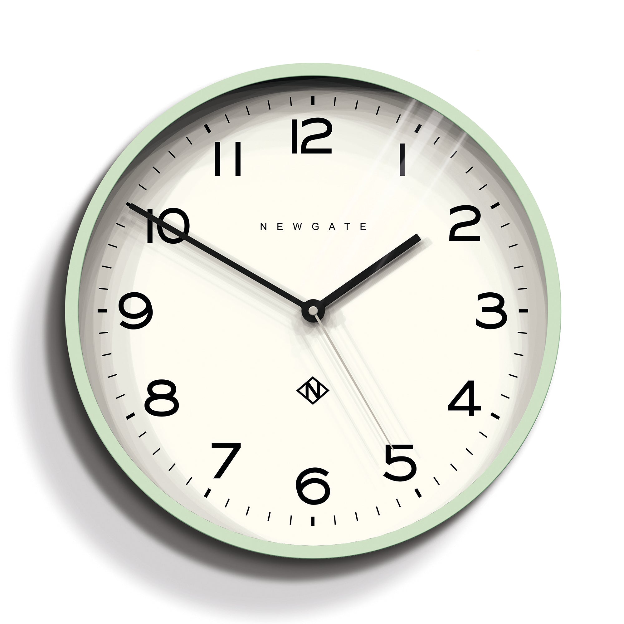 Newgate Number Three Echo Clock Silicone Neo Mint V398-NGNUMTHR129NM