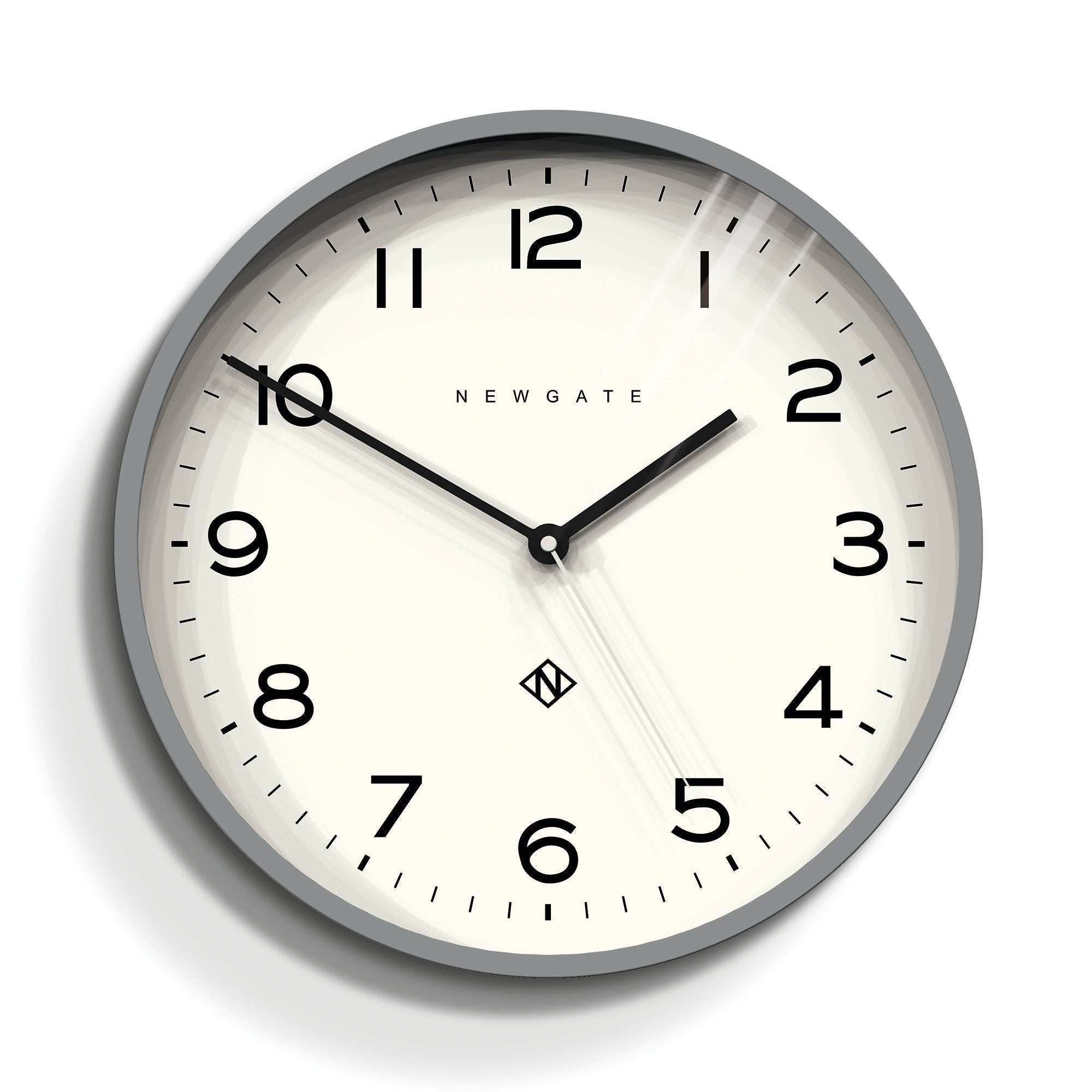 Newgate Number Three Echo Clock Silicone Grey V398-NGNUMTHR129PGY