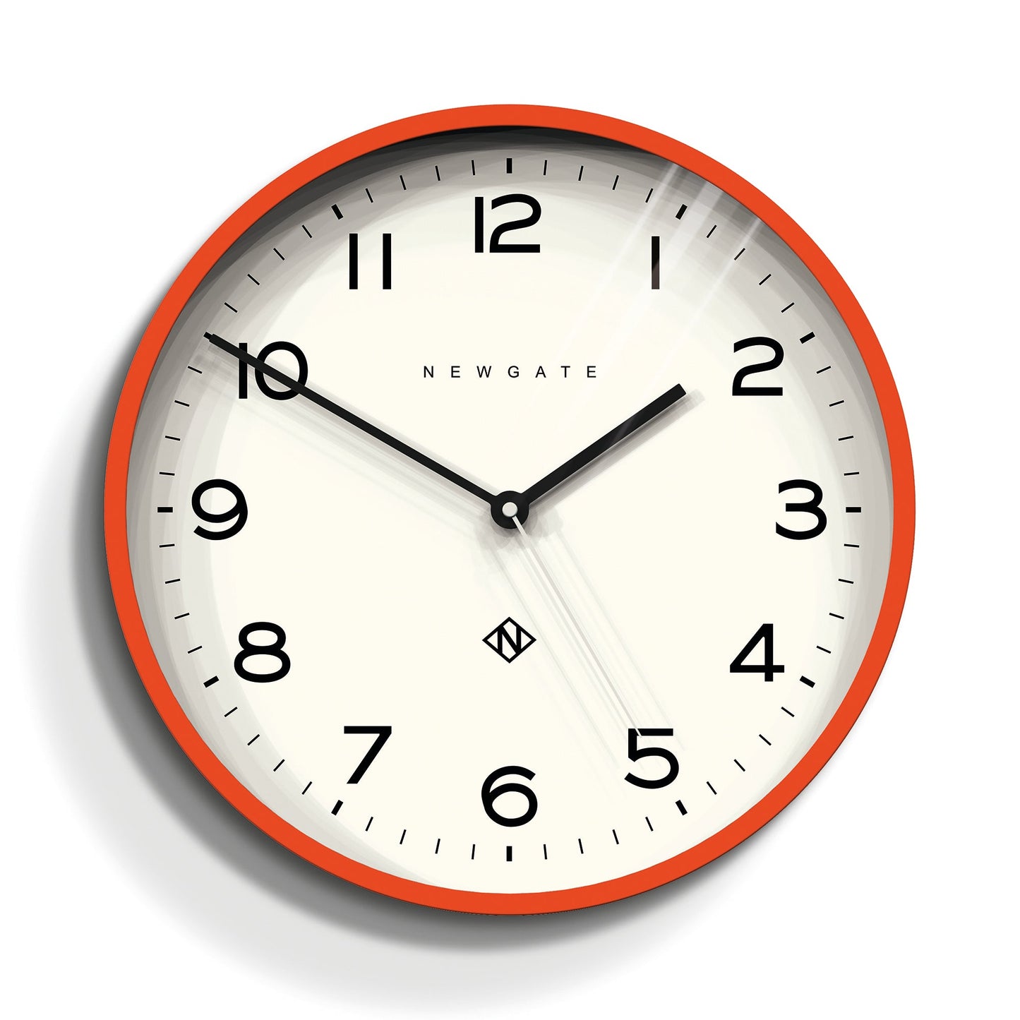 Newgate Number Three Echo Clock Silicone Orange V398-NGNUMTHR129PO