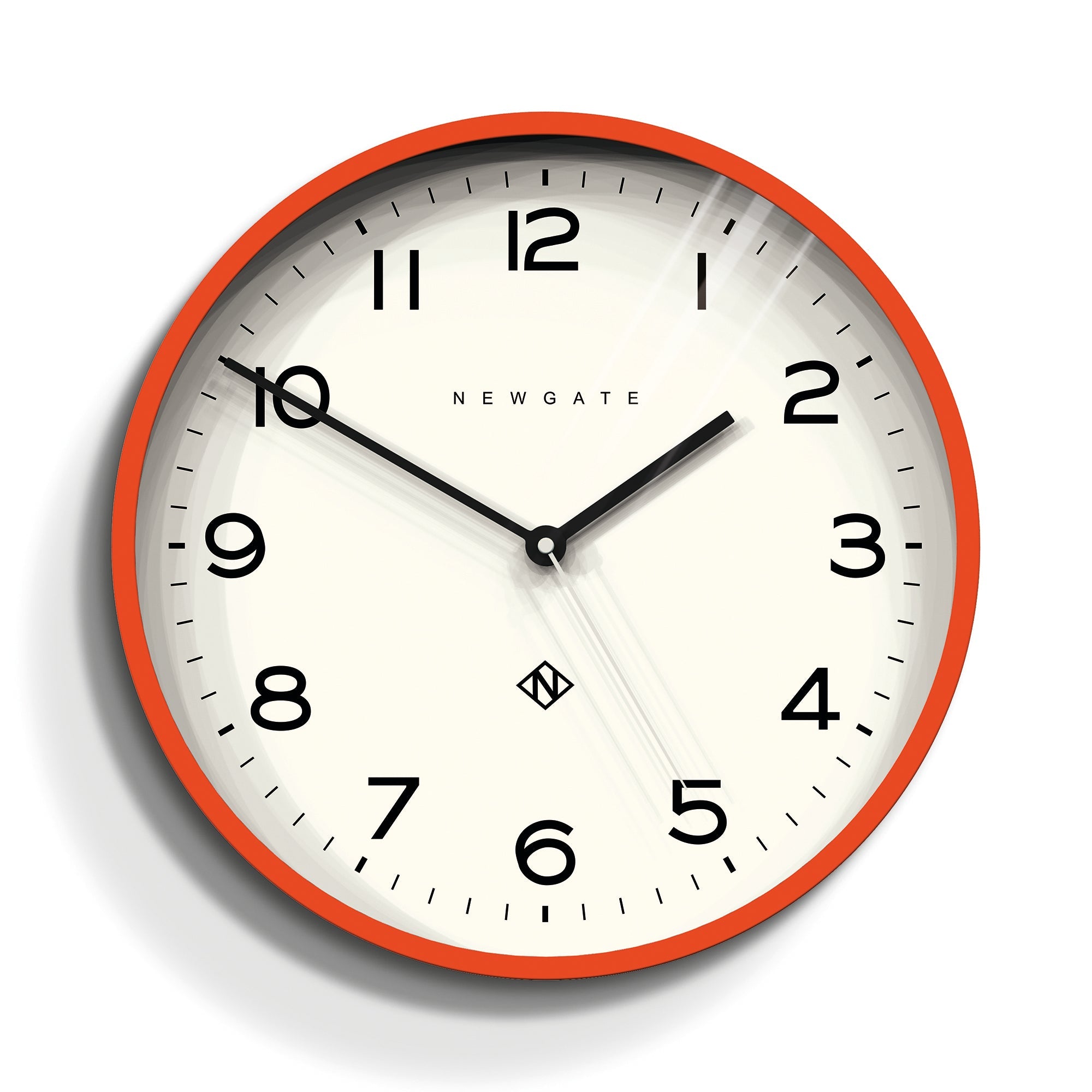 Newgate Number Three Echo Clock Silicone Orange V398-NGNUMTHR129PO