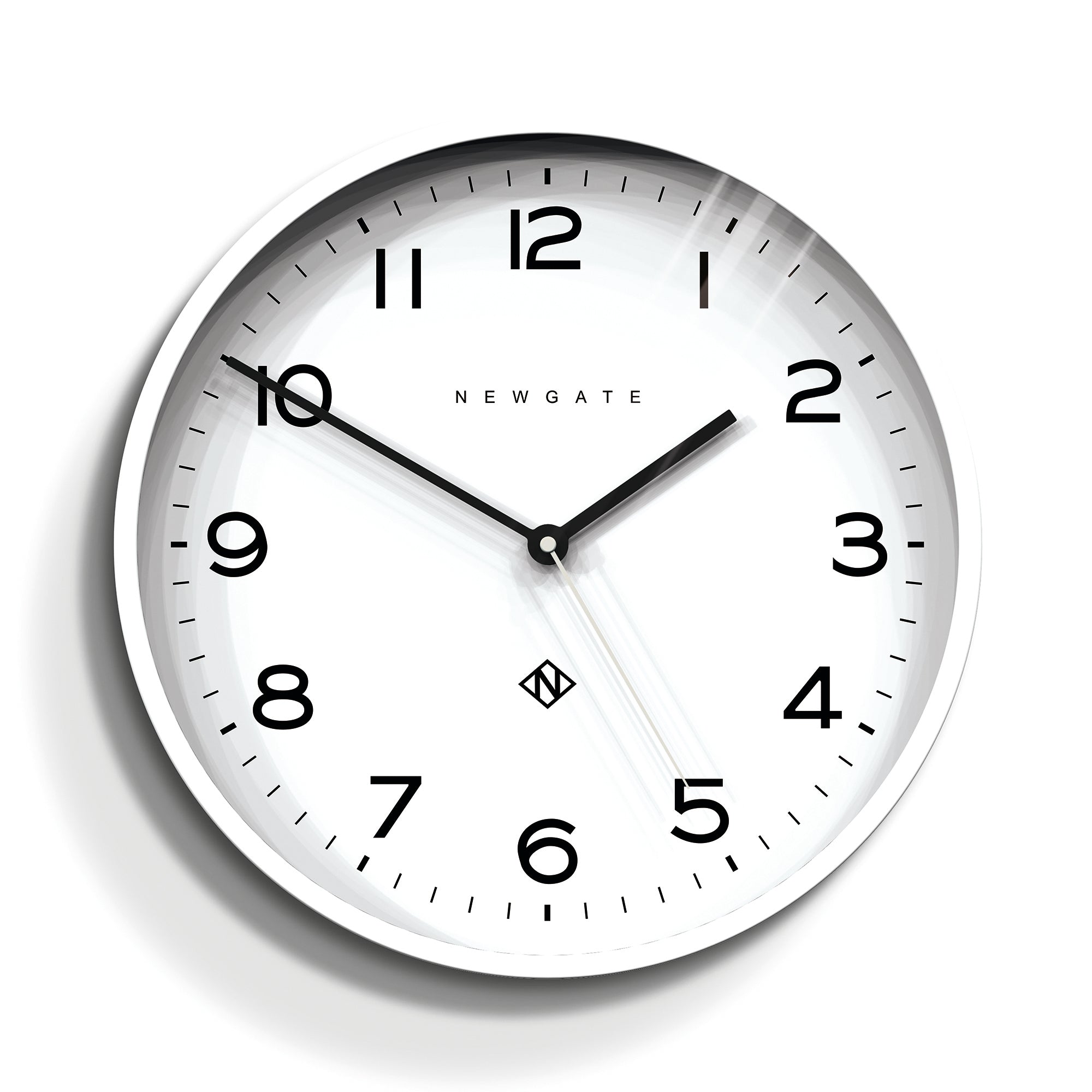 Newgate Number Three Echo Clock Silicone White V398-NGNUMTHR129PW