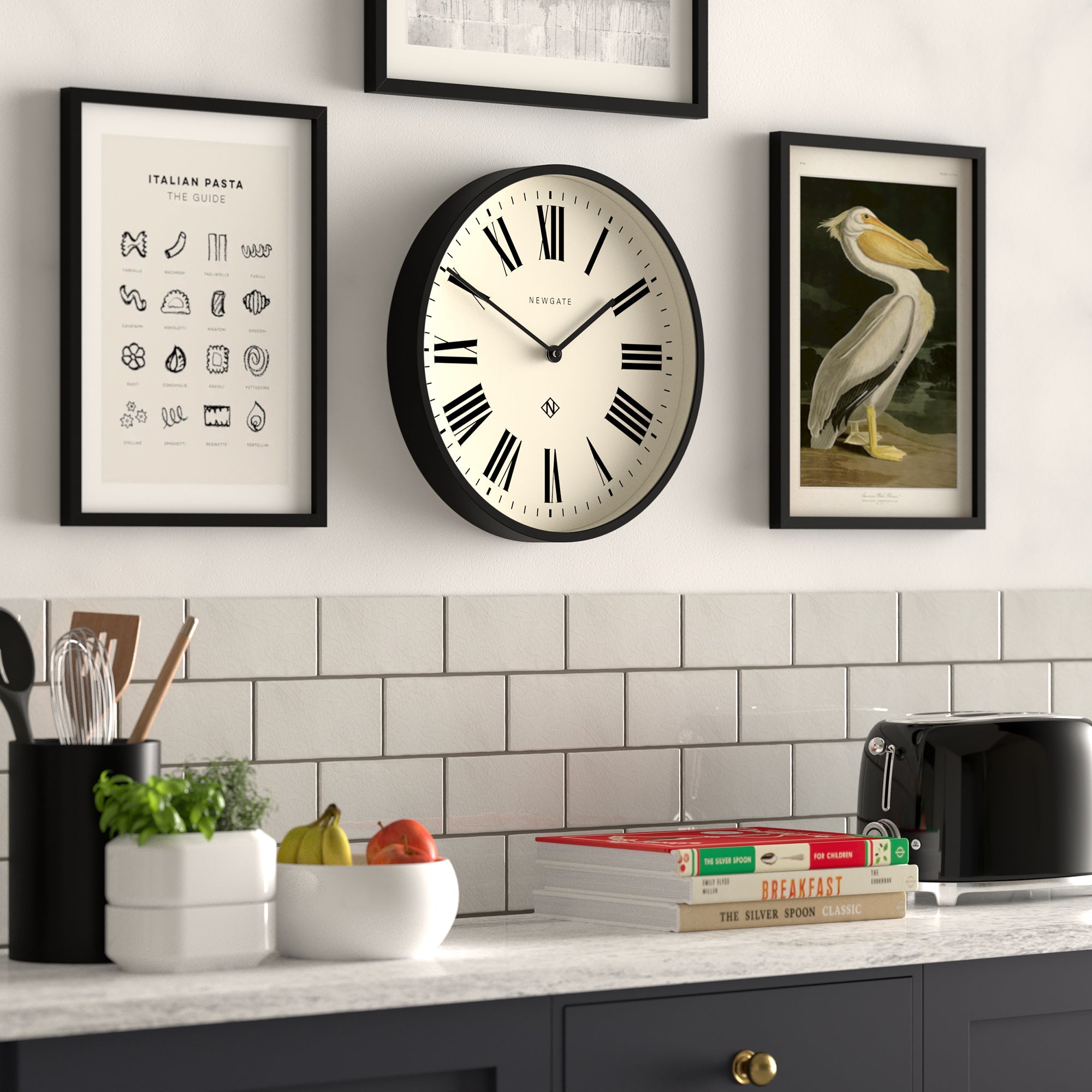 Newgate Number Three Italian Black V398-NGNUMTHR148K