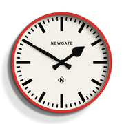 Newgate Railway Clock Red V398-NGNUMTHR390FER