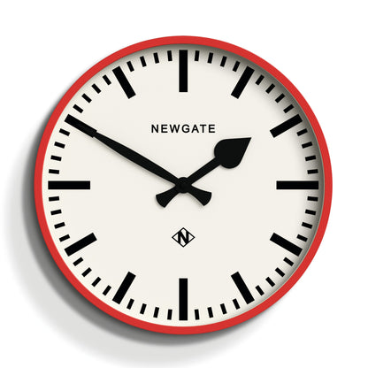 Newgate Railway Clock Red V398-NGNUMTHR390FER