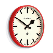 Newgate Railway Clock Red V398-NGNUMTHR390FER
