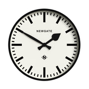 Newgate Railway Clock Black V398-NGNUMTHR390K