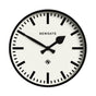 Newgate Railway Clock Black V398-NGNUMTHR390K