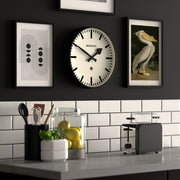 Newgate Railway Clock Black V398-NGNUMTHR390K
