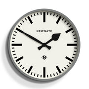 Newgate Railway Clock Grey V398-NGNUMTHR390PGY
