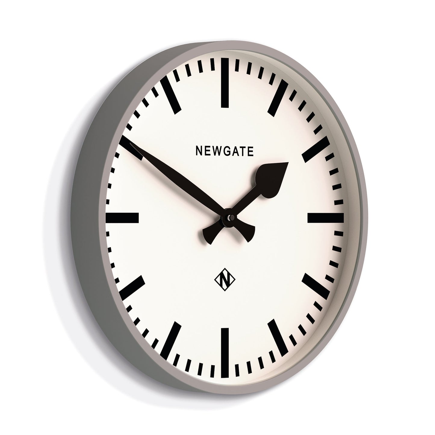 Newgate Railway Clock Grey V398-NGNUMTHR390PGY