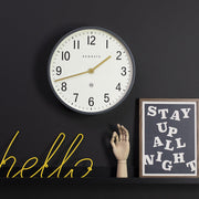 Newgate Mr Edwards Clock Matte Blizzard Grey V398-NGPUT371BGY