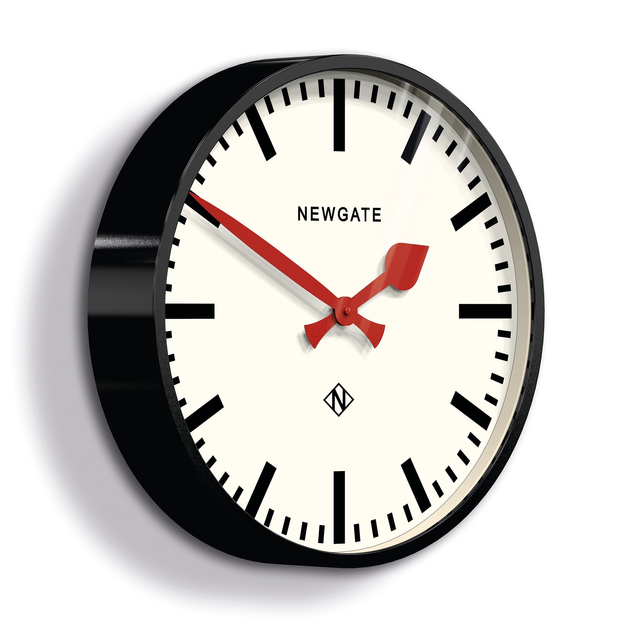 Newgate Putney Clock Black V398-NGPUT390K